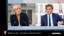 Marine Le Pen dénonce la propagande du service public sur France 2