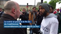 1er mai : échange entre un militant d'extrême droite et un jeune humoriste franco-sénégalais