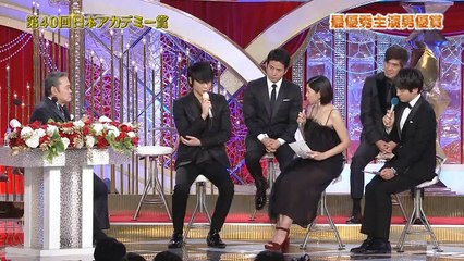 第40回日本アカデミー賞授賞式 2017年3月3日 綾野剛