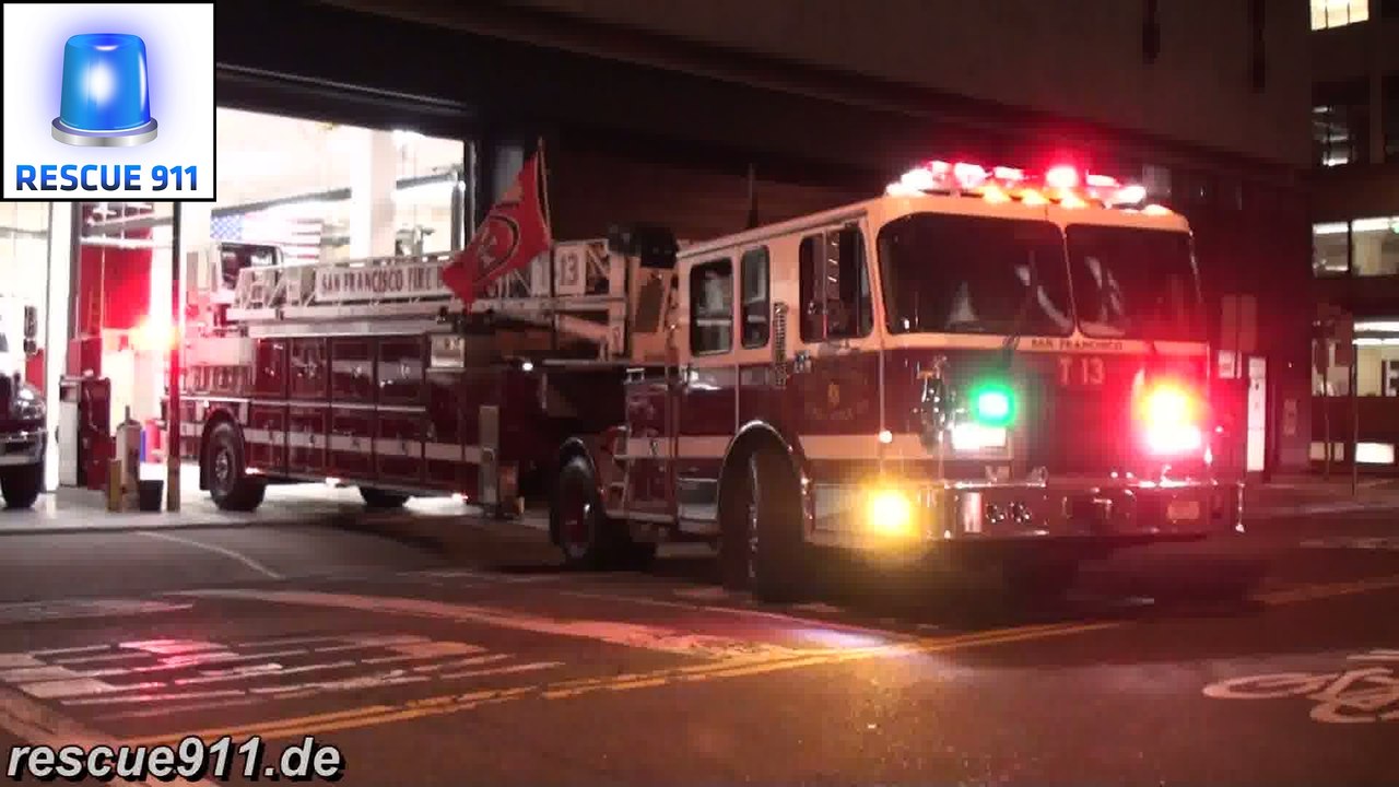 [San Francisco] Engine 13 + Truck 13 SFFD