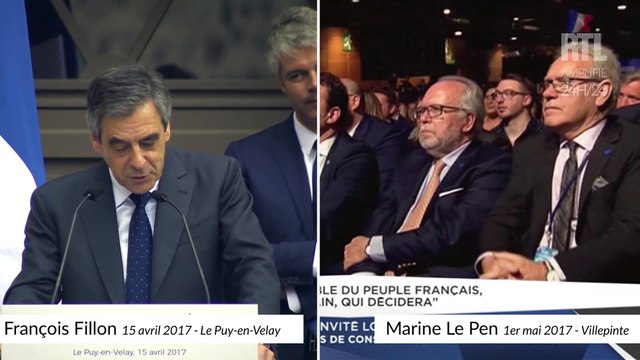 VIDÉO : Quand Marine Le Pen reprend un discours de François Fillon