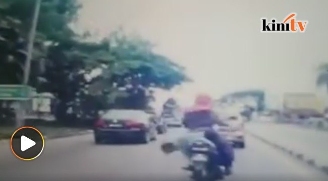 Budak 7 tahun patah tangan kiri tersepit celah rim motor