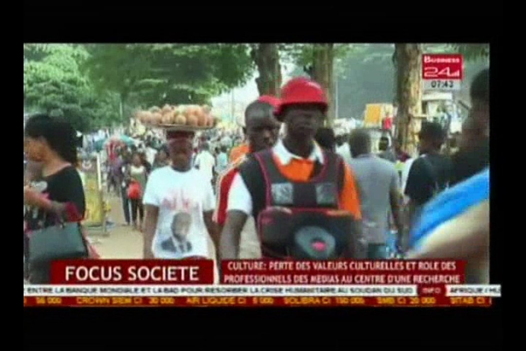 Focus société culture perte des valeurs culturelles et role des professionnels des medias au centre d'une recherche