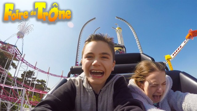 VLOG - MANÈGES DE FOLIE POUR NÉO & LÉVANAH à La FOIRE du TRÔNE - Attractions Fête Foraine