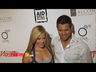 Amy Paffrath and Drew Seeley at Aid Still Required "Big Easy Juke Joint" Event Arrivals