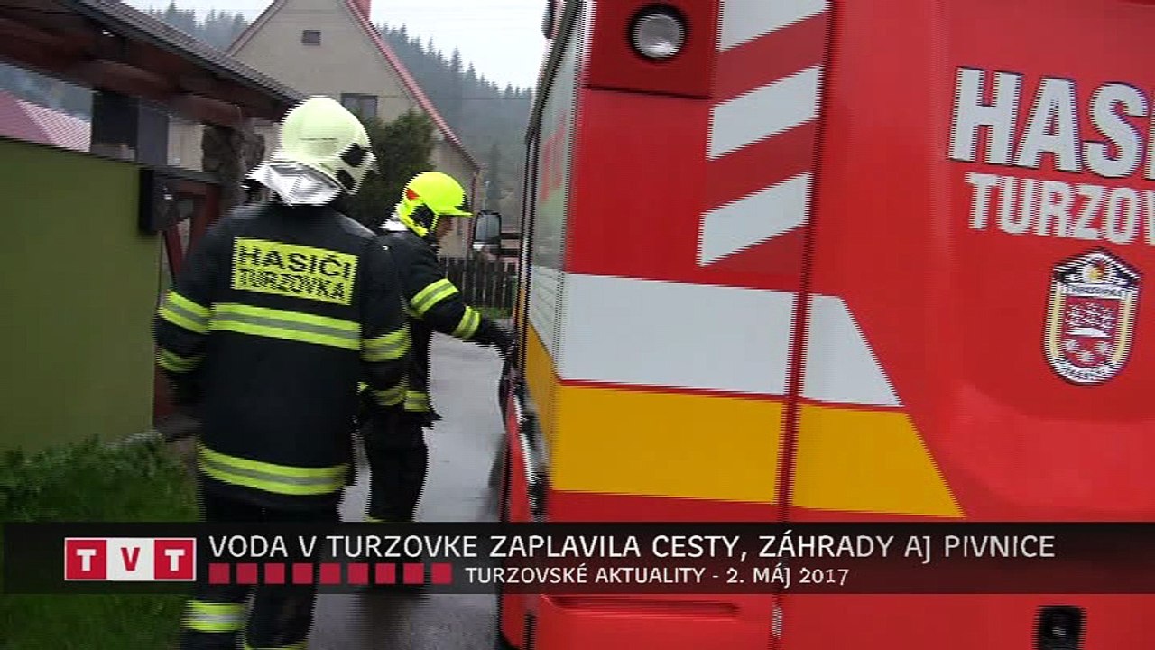 VODA V TURZOVKE ZAPLAVILA CESTY, ZÁHRADY AJ PIVNICE