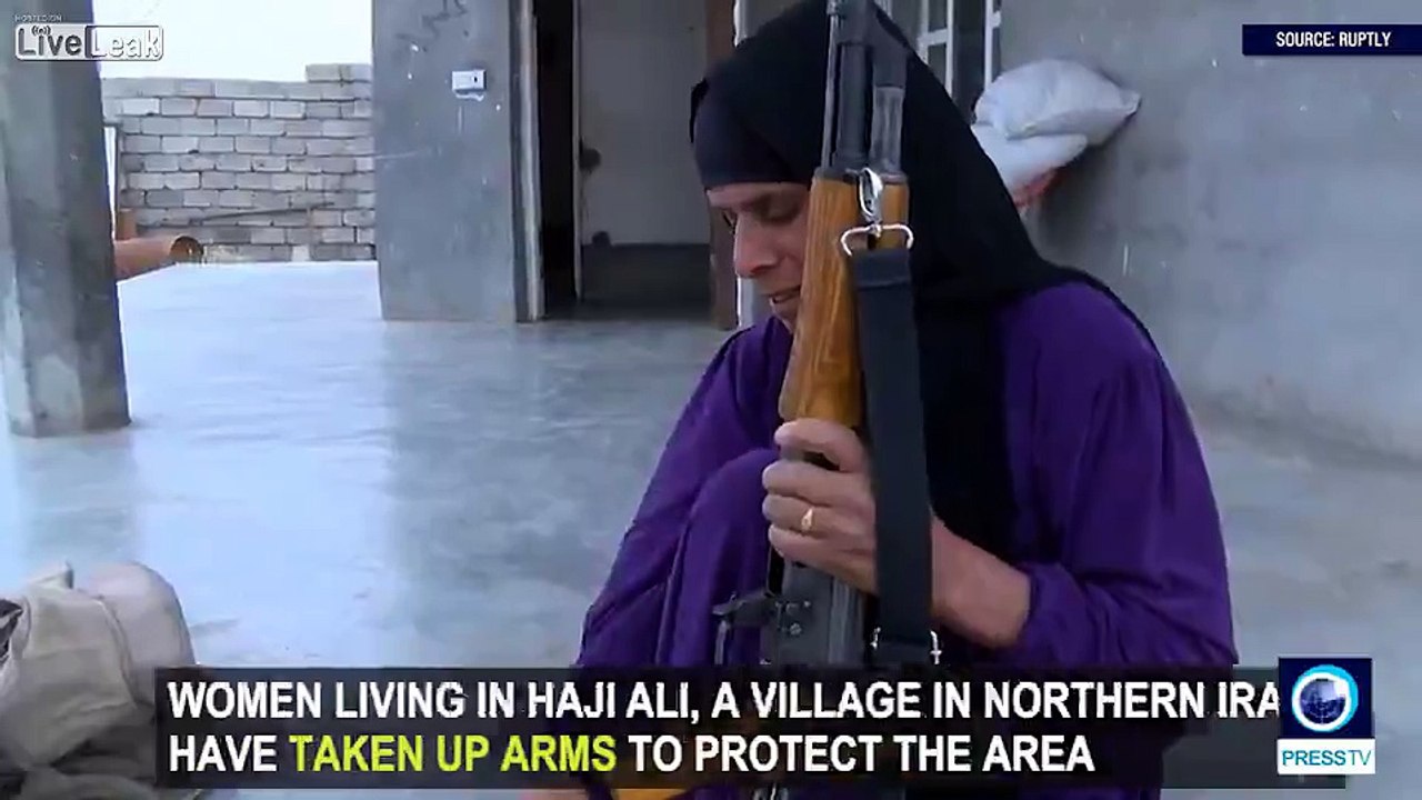 Ces femmes Irakiennes apprennent à manier des armes pour protéger leur village
