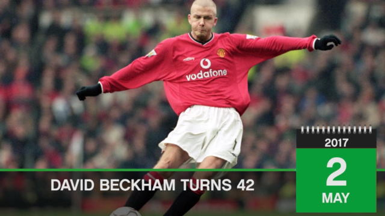 Born this day... David Beckham turns 42