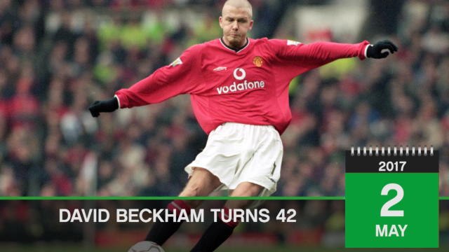 Born this day... David Beckham turns 42