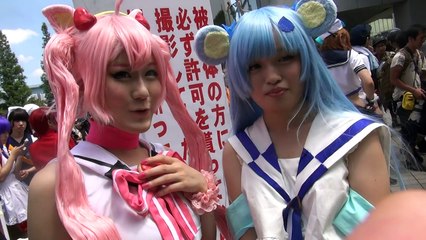 コスプレイヤー2人@夏コミケ2016 08 12
