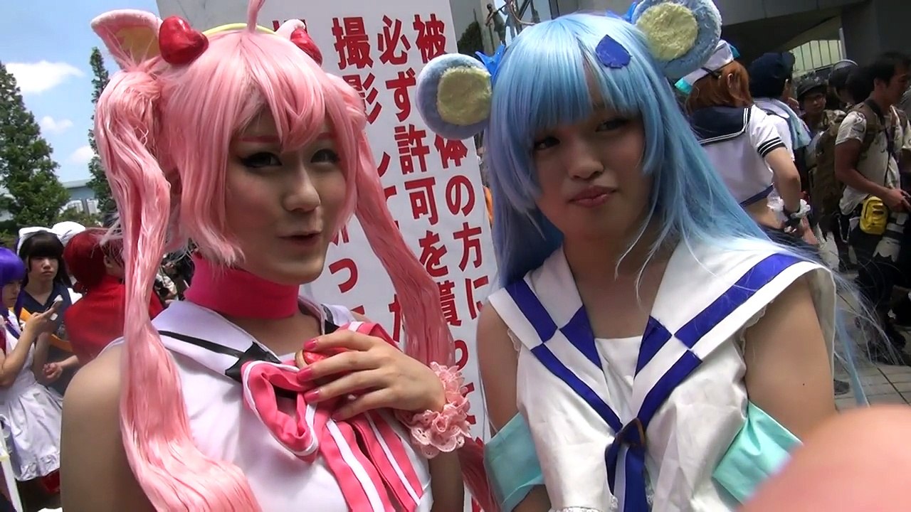 コスプレイヤー2人@夏コミケ2016 08 12