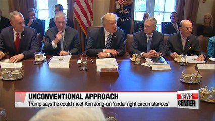 Trump 'honored' to meet Kim Jong-un 'under right circumstances'