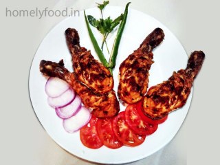 Peshawari Chicken Tangdi Kabab | without using oven or tandoor or grill | homelyfood.in