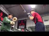 Pita Garcia training Hector Tanajara - EsNews Boxing