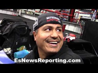 Robert Garcia Josesito Lopez talking sparring - EsNews Boxing