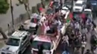 Aerial Video of PPP Rally in Karachi