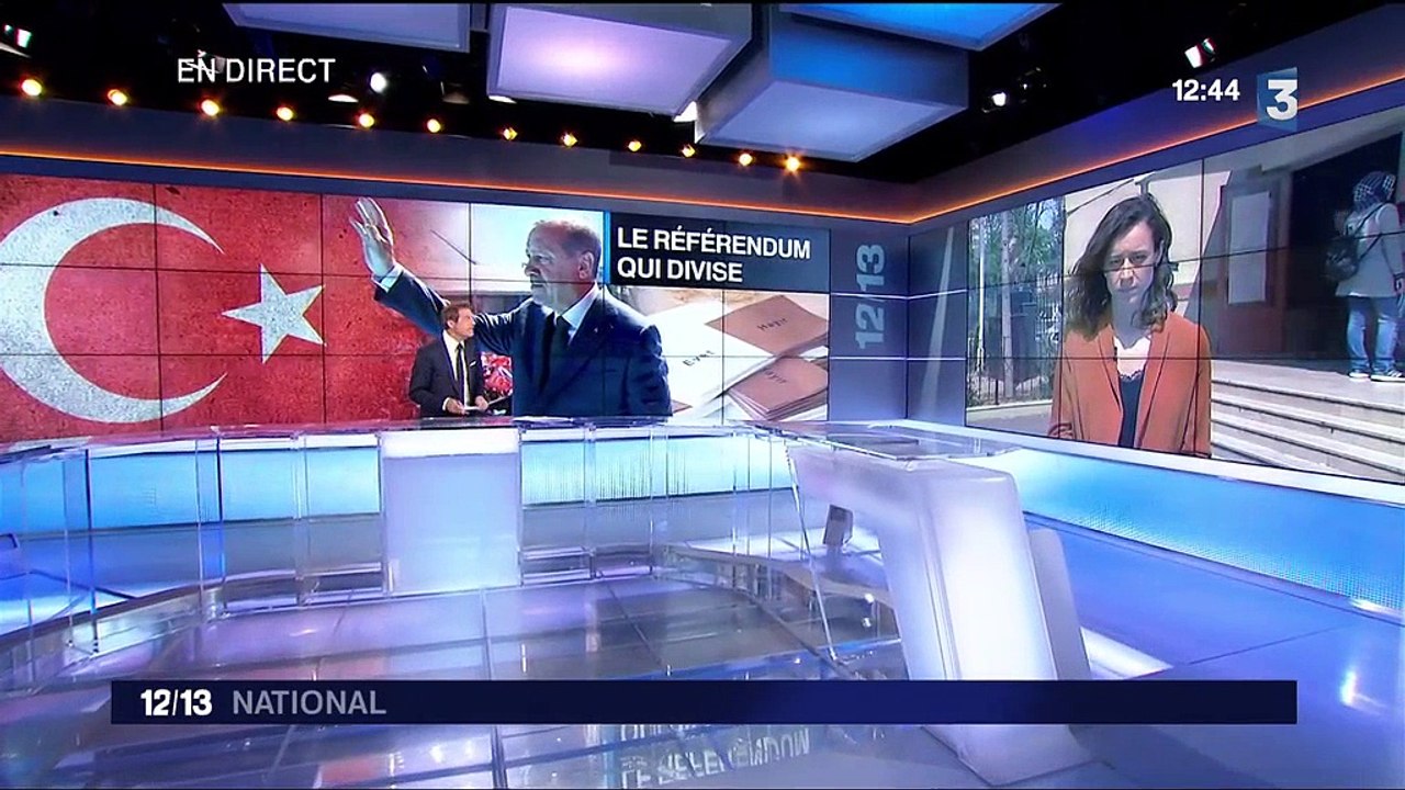 France 3 - Direct 12/13 / 16/04/2017 - Leïla Salhi
