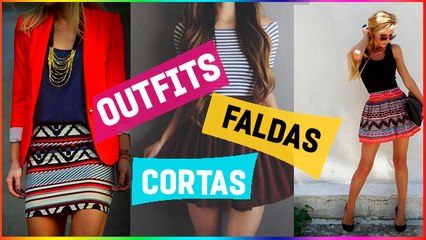 Outfits con faldas cortas 2017