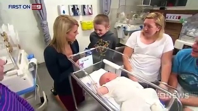 'It was exhausting, so glad to have him out': Mother's frank admission after she gives birth to huge 6KG baby... more th