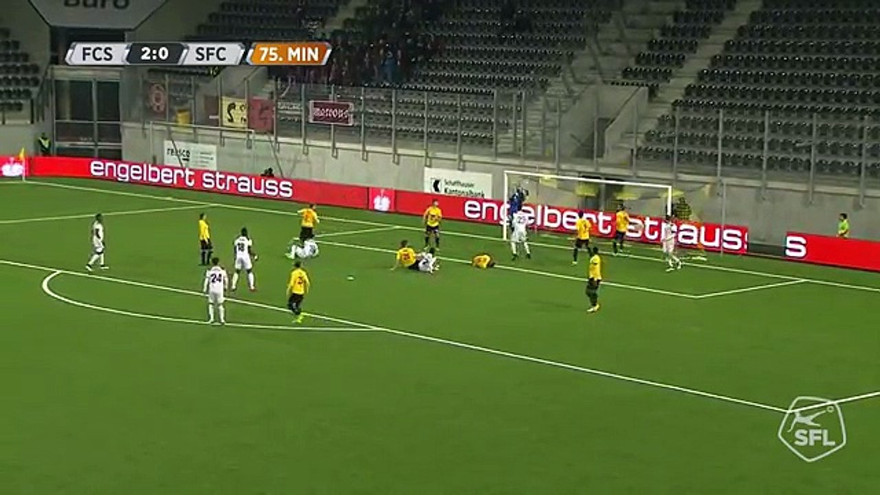 FC Schaffhausen 2:1 FC Servette	(1 May Swiss Challenge League)