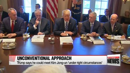 Trump 'honored' to meet Kim Jong-un 'under right circumstances'