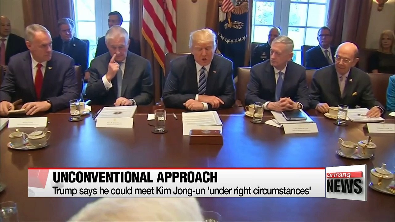 Trump 'honored' to meet Kim Jong-un 'under right circumstances'