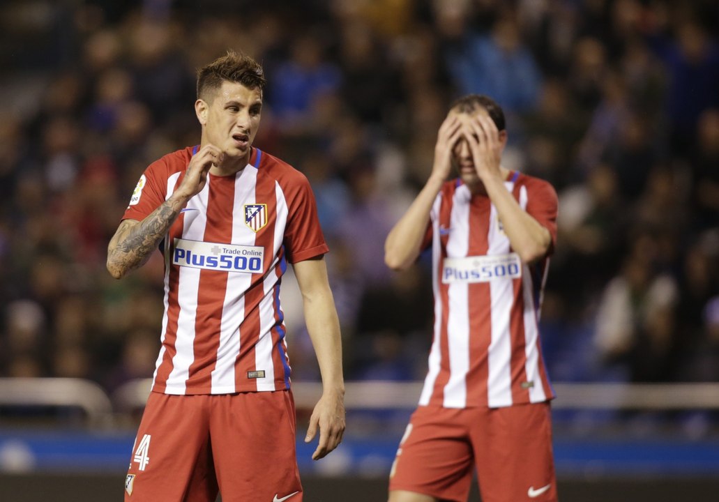 Atletico's Gimenez to miss Champions League semifinals