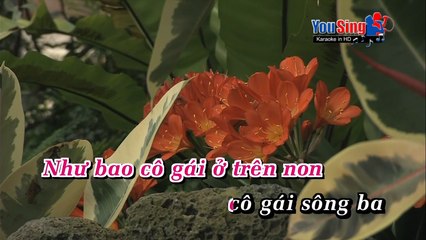 Cô Gái Vót Chông - Anh Thơ | KARAOKE BEAT CHUẨN✔