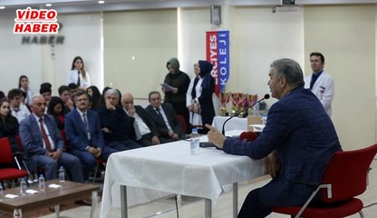 (2 MAYIS 2017) BAŞKAN ÇELİK ÖĞRENCİLERLE BULUŞTU ÇELİK: “HEDEFİNİZ OLSUN, ROTASIZ GEMİ GİBİ SAVRULMAYIN”
