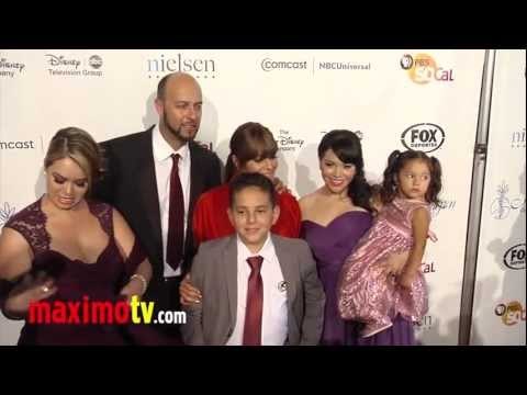 Jenni Rivera, Esteban Loaiza, Chiquis Rivera at IMAGEN Awards 2012 Arrivals