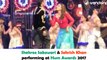 Shehroz Sabzwari & Sehrish Khan performing at Hum Awards 2017