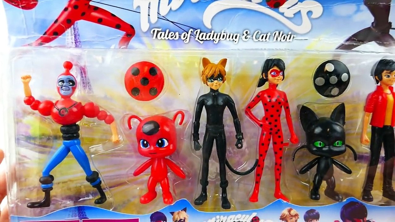 FAKE Knock-off Miraculous Ladybug Toys - Bubbler Tikki Plagg Cat Noir  Ladybug