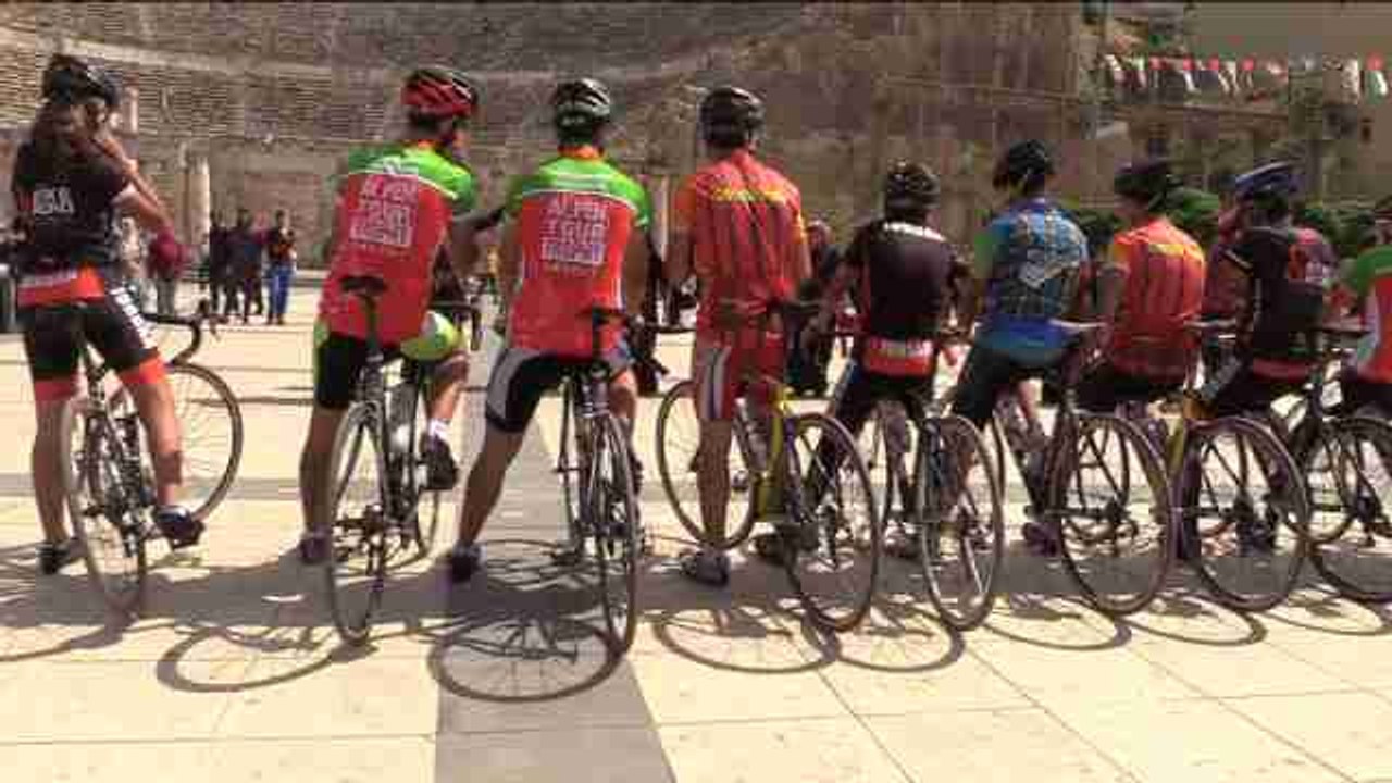 Una vuelta ciclista por la paz en Oriente Medio