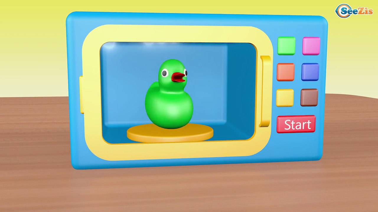 Learn Colors with Microwave and Blender for Children Toddlers. Play and Learn Colours for Kids