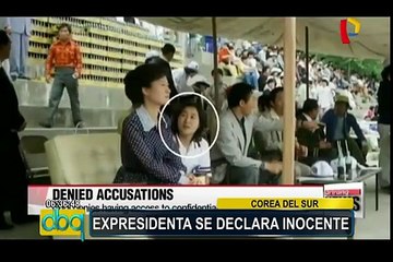Ex presidenta de Corea del Sur se declara inocente