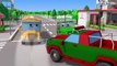 Ambulans, Yarış arabaları ve Çekici kamyon - Eğlence ve Maceraları | Eğitici çizgi filmi