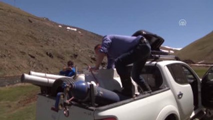 140 Bin Alabalık Yavrusu Dereye Bırakıldı