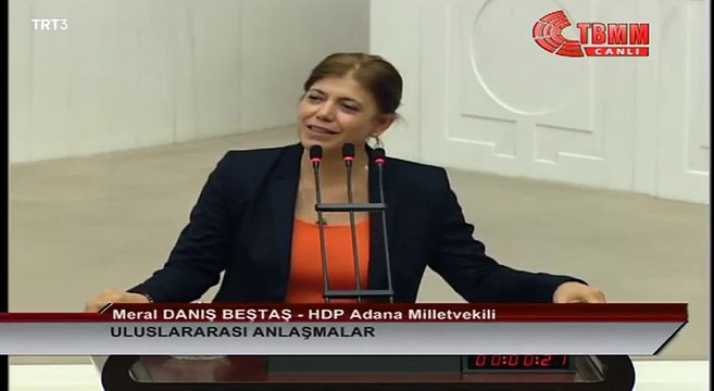 MERAL DANIŞ BEŞTAŞ CEZAEVİNDEN ÇIKTIKDAN SONRA İLK KONUŞMASINI BUGÜN MECLİSTE YAPTI