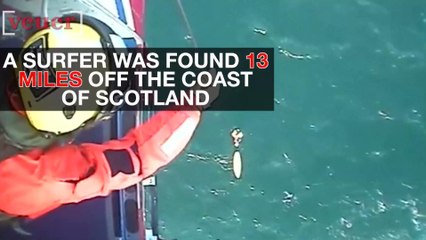 Watch a Surfer Get Rescued After More Than 30 Hours at Sea