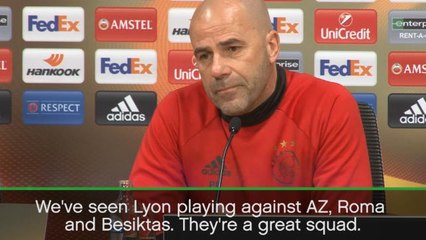 Download Video: Lyon aren't among Europa League favourites - Bosz