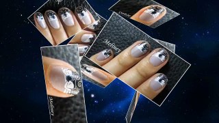 PRINCESS BOW FRENCH TIP STAMPING NAIL ART DESIGN TUTORIAL FOR SHORT NAILS _ MELINEY KONAD M56-FivmacJ