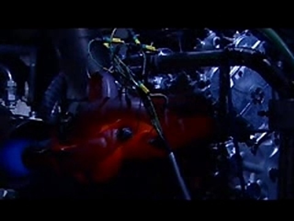 Moteur Renault F1 V10 au banc d'essai