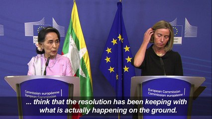Suu Kyi rejects UN Myanmar probe