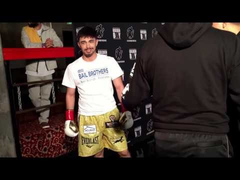 Jonathan Navarro before his fight with robert garcia esnews boxing