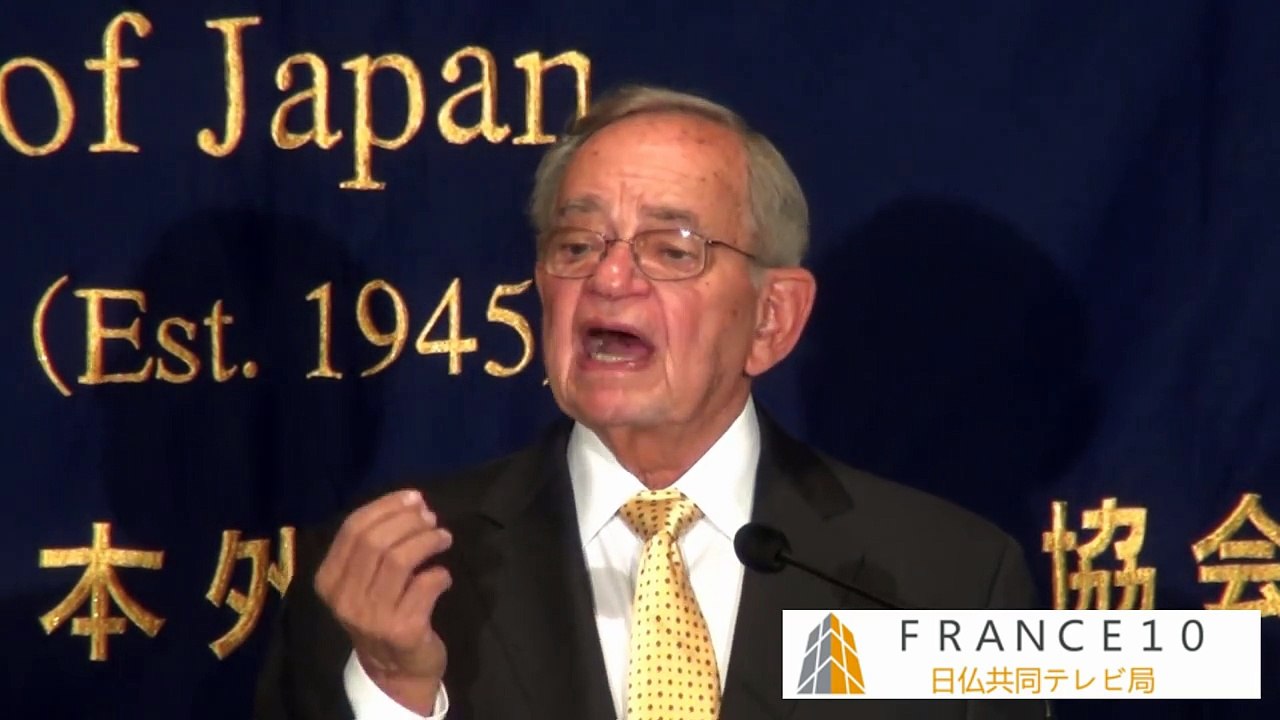 杉原千畝ビザによってホロコーストから生還したレオ＝メラメド氏が講演 2014 07 01 part 1/2