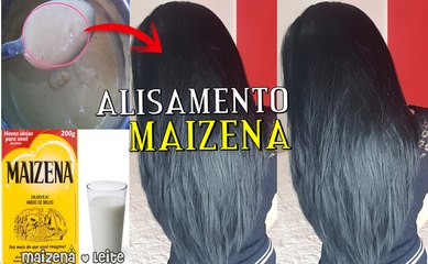 TESTEI ALISAMENTO DE  MAIZENA! FUNCIONA?