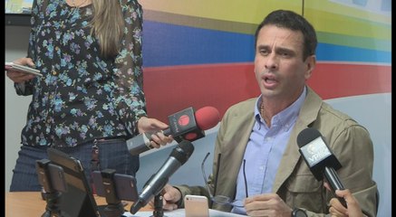 Capriles: Maduro busca evitar en Venezuela elecciones "libres y democráticas"