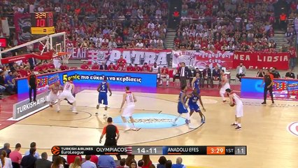 Ο Σπανούλης οπλίζει και πυροβολεί -  Ολυμπιακός vs Αναντολού Εφές –  02.05.2017