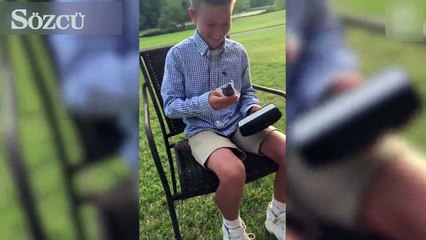 Özel gözlükler sayesinde renkleri ilk kez gördü