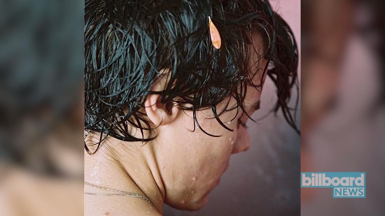 Harry Styles Premieres New Single 'Sweet Creature' on Apple Music | Billboard News